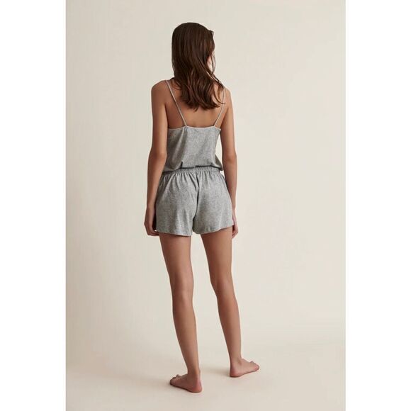 Skin‎ Worldwide Sexy Organic Pima Cotton Cami in Heathered Grey Size XXL - Picture 2 of 11